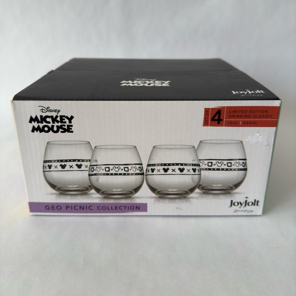 Mickey Mouse picnics collection Limited edition drinking glasses